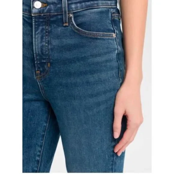 Veronica Beard Beverly High Rise Skinny Flare Jeans 25 NWT 348 Rebel Blue - Picture 2 of 16